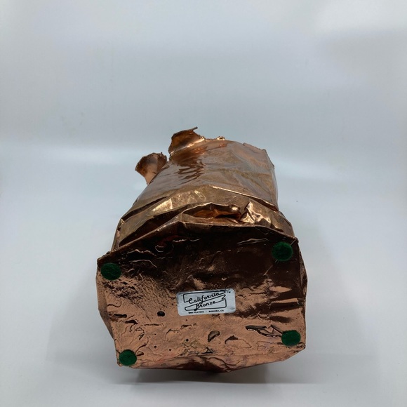 RARE California Bronze Paper Bag Sculpture - Picture 5 of 9